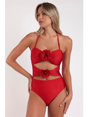 Admas Women's Swimsuit Red