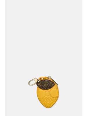 Vakko Yellow Monogram Leather Bag Accessories