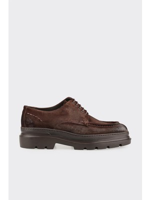 Elle Brown Leather Men's Casual Shoes