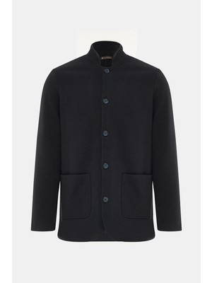 Vakko Buttoned Knit Jacket