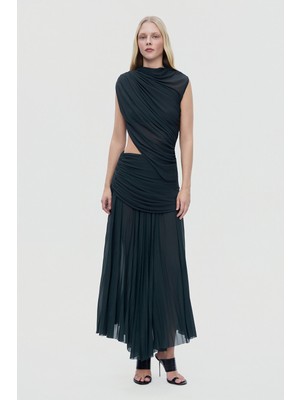 Proenza Schouler Dark Green Midi Dress