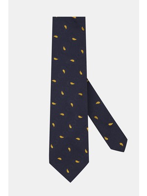 Vakko Patterned Silk Tie