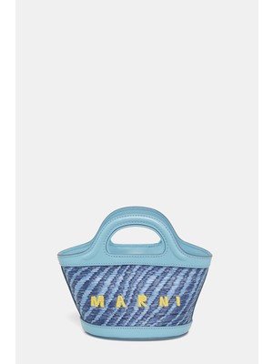 Marni Marnı Light Blue Patterned Bag