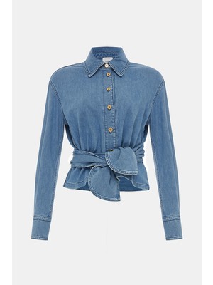 Patou Blue Long Sleeve Shirt