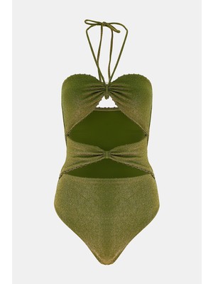 Devon Windsor Devon Wındsor Khaki Swimsuit