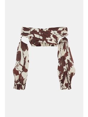 Alexis Alexıs Brown Blouse