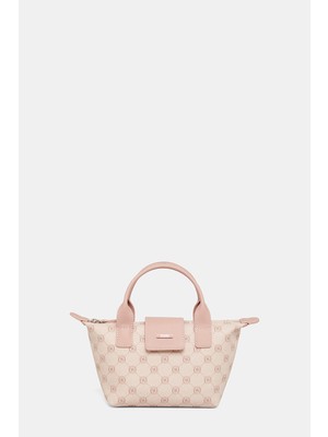 Vakko Pink Monogram Bag