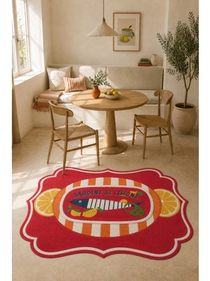 Rugs Modern Halı Lina Loft Özel Tasarım Çok Renkli Ince Dokuma Salon Halısı