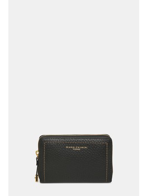 Gianni Chiarini Gıannı Chıarını Black Leather Wallet