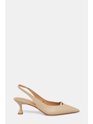 Santoni Santonı Beige Leather Shoes