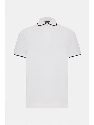 Vakko Polo Collar Short Sleeve T-Shirt