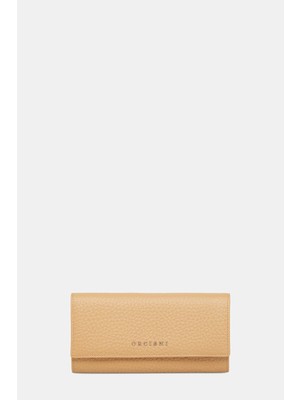 Orciani Orcıanı Beige Leather Wallet