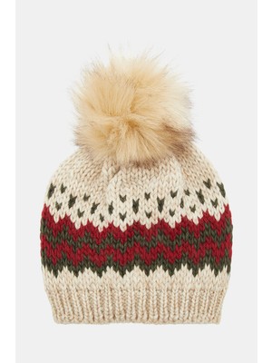 Cıntellı E Galluzzo Beige Beanie