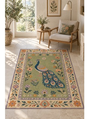 Rugs Modern Halı Nora Muse Özel Tasarım Çok Renkli Ince Dokuma Salon Halısı