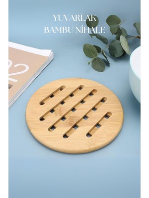 Northcity Bambu Nihale Yuvarlak 16,5 cm