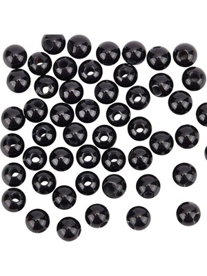 Benim Marifetlerim- Siyah Delikli Inci Boncuk 8 mm 10 Gram