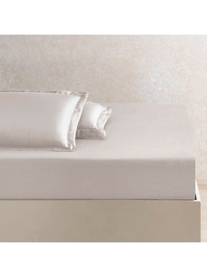 Linens x Tencel™ Lyocell Süperking Lastikli Çarşaf Bej