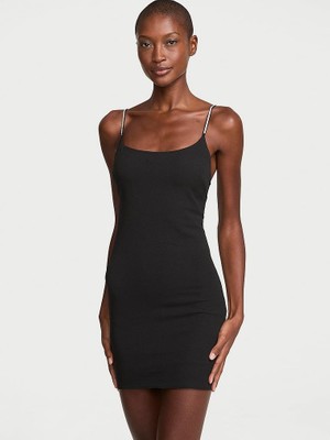 Victoria's Secret Shimmer Strappy Push-Up Mini Dress