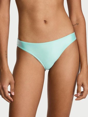 Victoria's Secret Satin Mesh-Back Bride Bikini Panty