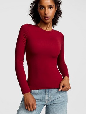 Victoria's Secret Base Stretch Long-Sleeve T-Shirt