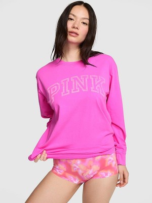 Victoria's Secret Campus Cotton Long-Sleeve T-Shirt