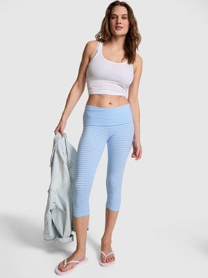 Victoria's Secret All-Day Cotton Foldover Capri Leggings