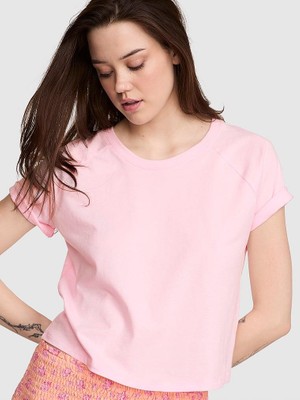 Victoria's Secret Cotton Raglan Pajama Top
