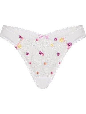 Victoria's Secret Butterfly Embroidered Brazilian Panty