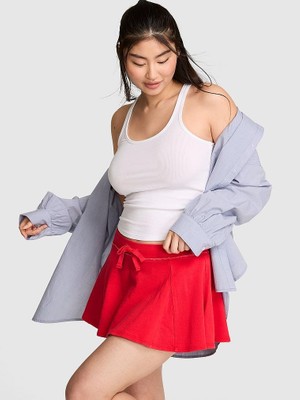 Victoria's Secret Campus Terry Pleated Skirt