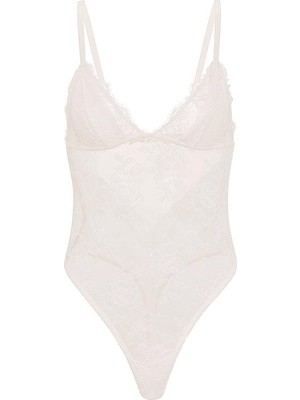 Victoria's Secret Lace Triangle Bodysuit