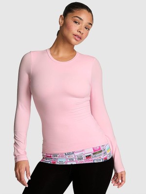 Victoria's Secret Base Stretch Long-Sleeve T-Shirt