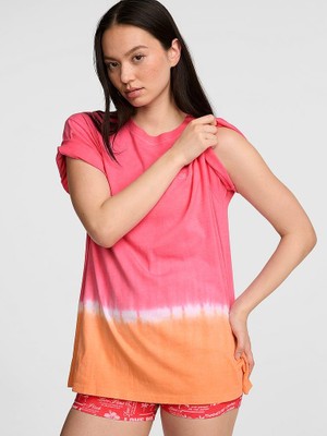 Victoria's Secret Oversized Short-Sleeve Campus T-Shirt