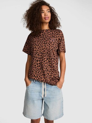 Victoria's Secret Oversized Short-Sleeve Campus T-Shirt