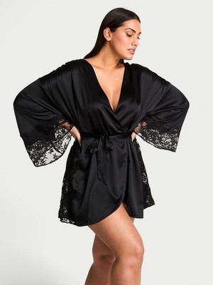 Victoria's Secret Dream Lace Satin Robe