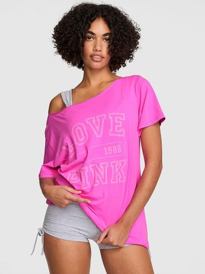 Victoria's Secret Cotton Off-The-Shoulder T-Shirt