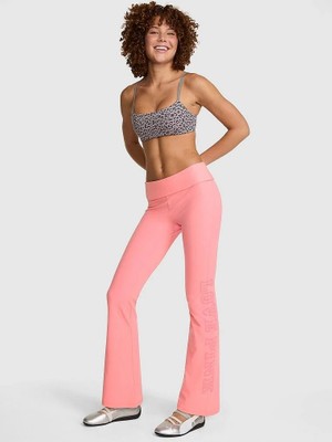 Victoria's Secret Foldover-Waist Flare Leggings