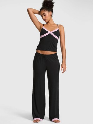 Victoria's Secret Lace Cami Top And Bottom Pajama Set