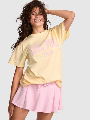 Victoria's Secret Oversized Short-Sleeve Campus T-Shirt
