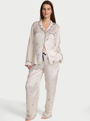 Victoria's Secret Signature Satin Pajama Set