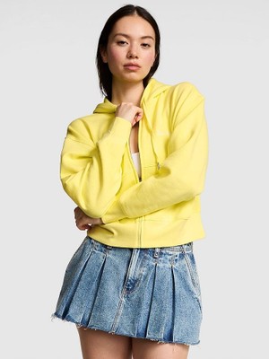 Victoria's Secret Slim-Fit Zip Hooded Sweatshirt
