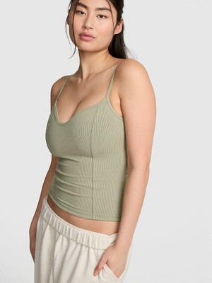 Victoria's Secret All-Day Soft Ribbed Corset Tank Top