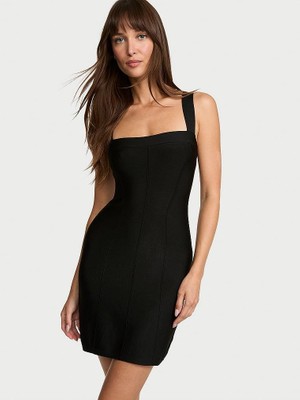 Victoria's Secret Knit Square-Neck Mini Dress