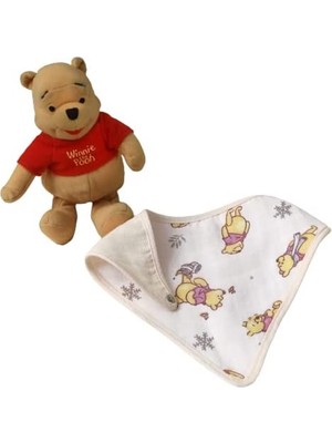 Burada Bulabilirsin Taç 1500187654 Disney Winnie Pamuk Lisanslı Müslin Bandana, Çok Renkli