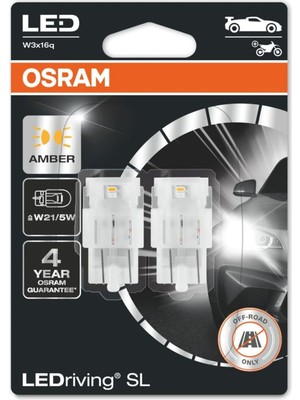 Osram T20 Çift Devreli LED Ampul Sarı 12V 7515DYP (1 Takım-2 Adet)