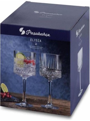 Pasabahce 440437 Elysia Ayaklı Çok Amaçlı Sunumluk/kokteyl Bardağı 4 Adet 500 cc 26464545447