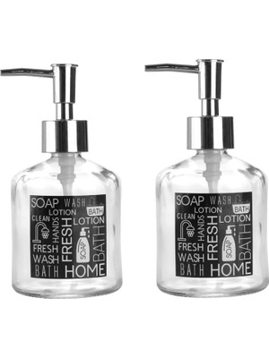 Burada Bulabilirsin Bosphorus Homi Banyo Seti Cam Sıvı Sabunluk 2 Adet,siyah Etiketli 300ML 7,6X15,5CM