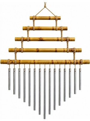 MiraLive Bambu Metal Çubuklu Rüzgar Çanı NO:1022