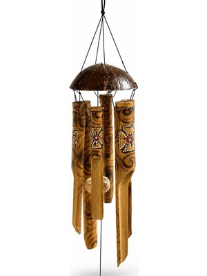 MiraLive Coconat Bambu Rüzgar Çanı 50 cm NO:1038