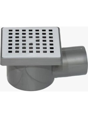 Quantum Dizayn Quantum Yer Süzgeci 10X10 50Q Yan Çıkışlı