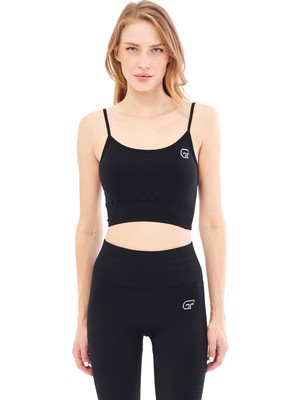 Burada Bulabilirsin Giorgina Ferri Yumuşak Dokulu, Esnek Destekli Yoga, Koşu, Spor ve Günlük Ip Askılı Sporcu Sütyeni Hera (GF-303 A, L)